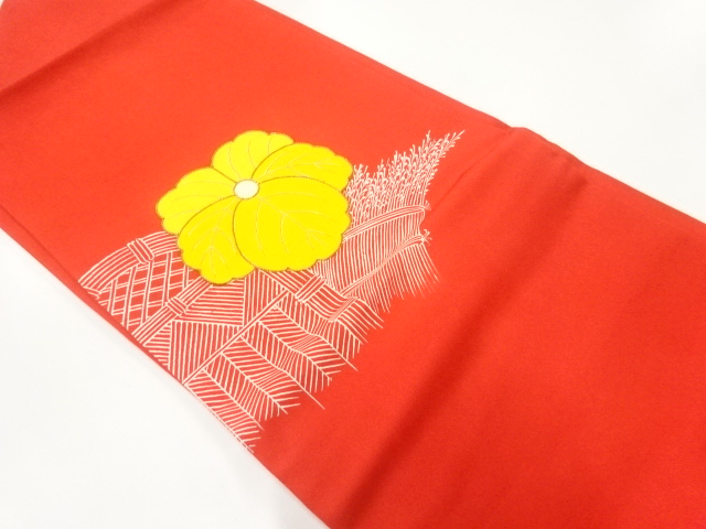 JAPANESE NAGOYA OBI / SHIOZE / FLOWER / ARTIST WORK